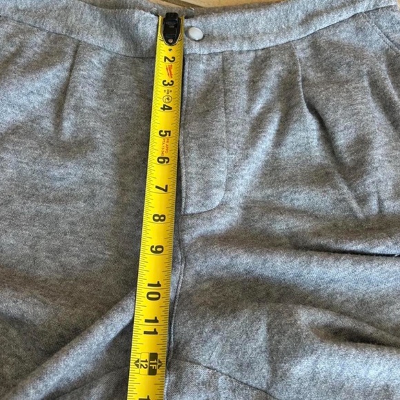 PAIGE Kara Pants Soft Gray Fabric Blend - Picture 6 of 8